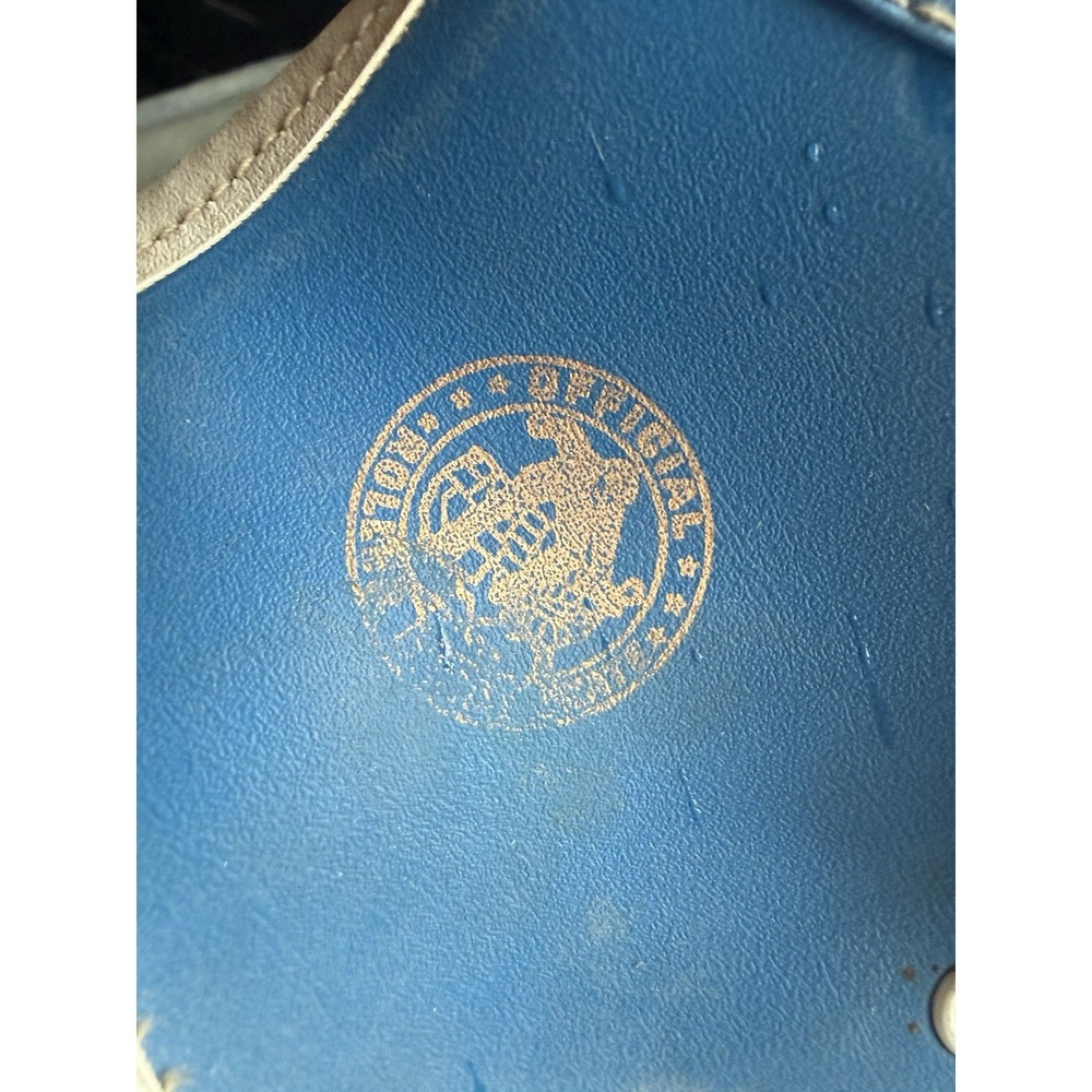 Vintage Roller‎ Derby Blue White Red Quad Roller Skates Urethane Wheels USA